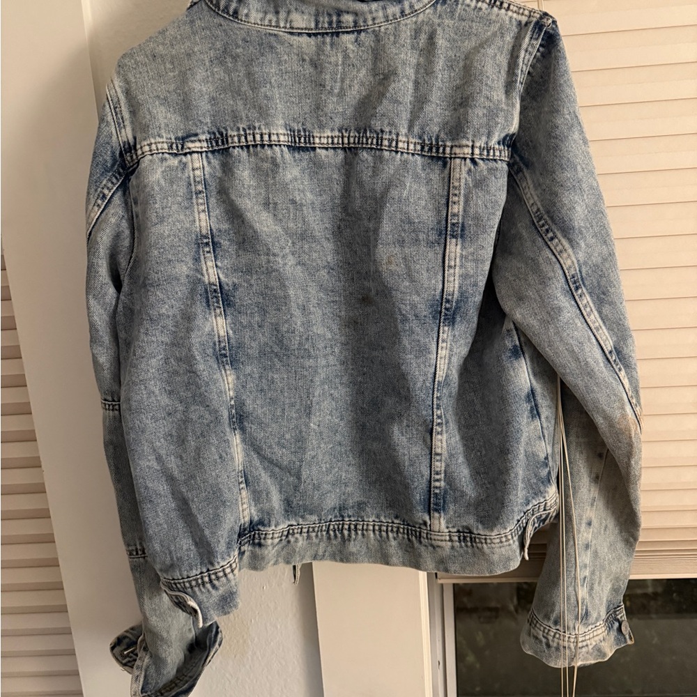 Free people Denim Blue Women's Jacket - Picture 4 of 4
